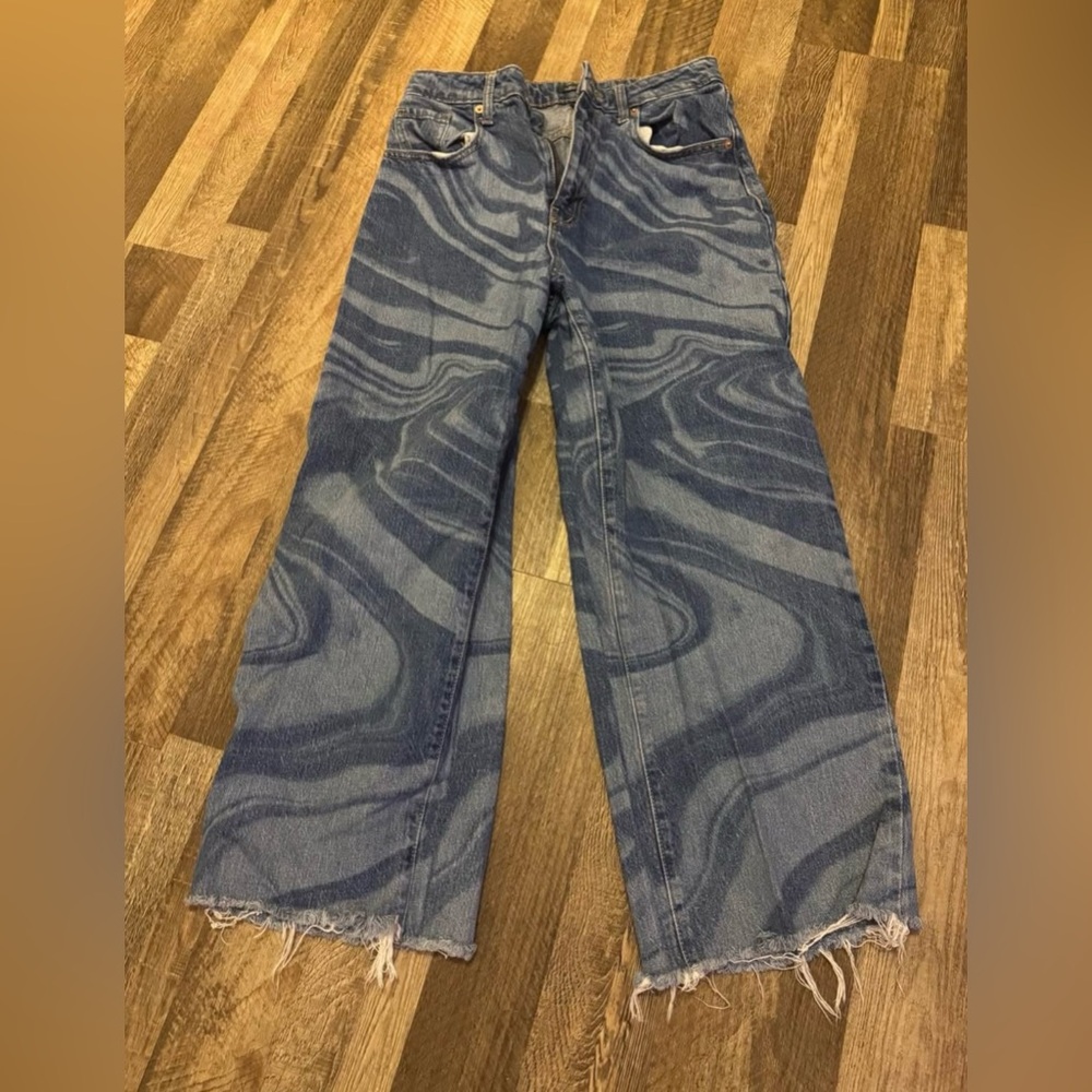 Wild Fable wide leg boho high waist mom jean